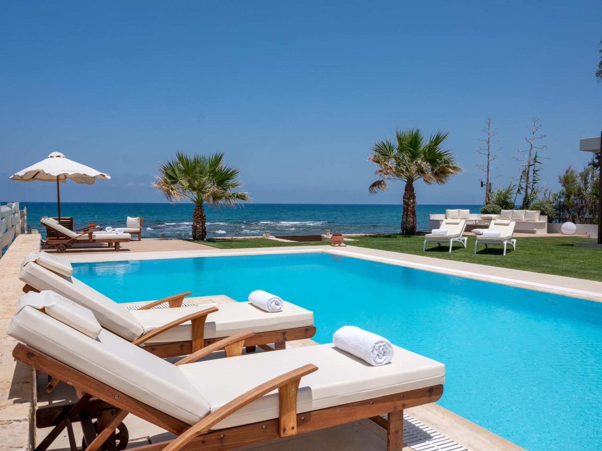 Hersonissos Beach Villa Buitenkant foto