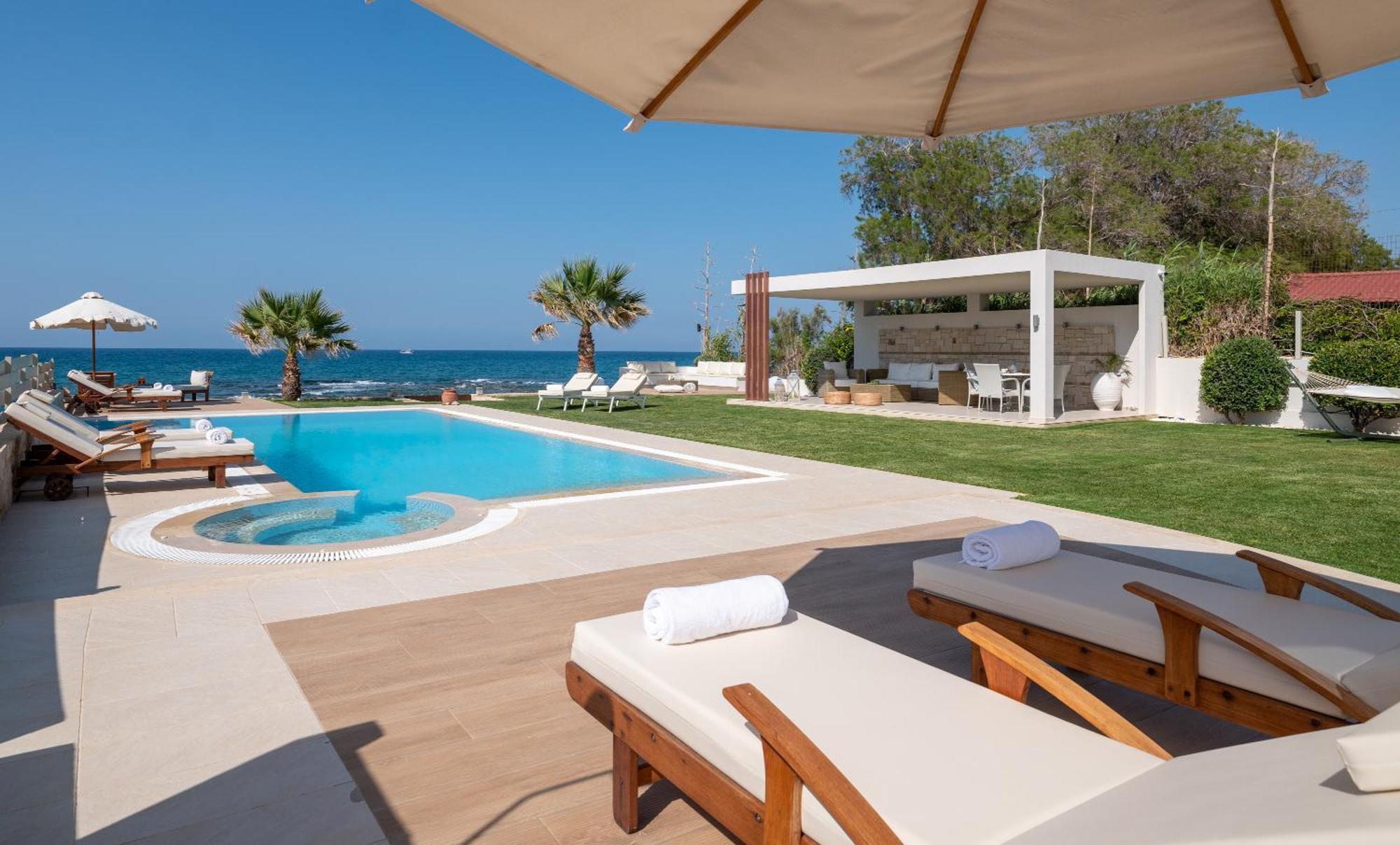 Hersonissos Beach Villa Buitenkant foto